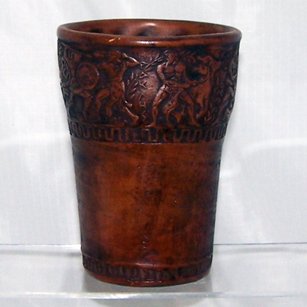 VTG Pottery Cup Made in Greece